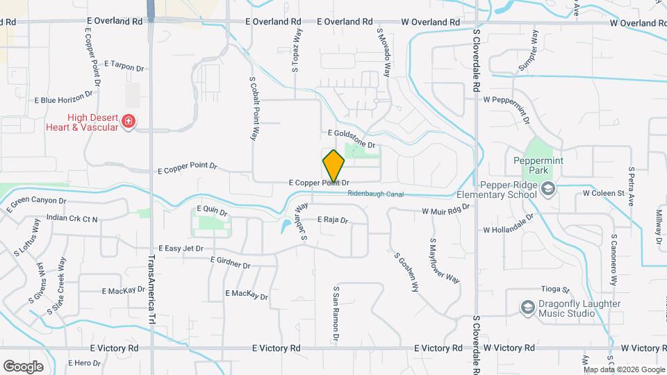 4089 E Copper Point Dr Map and Location Details