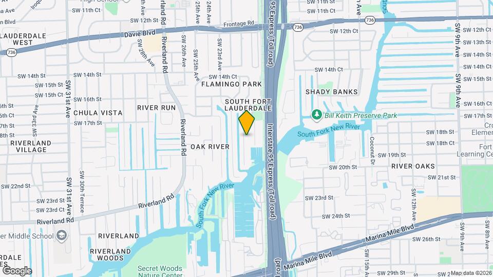 1820 SW 22nd Ave Map and Location Details