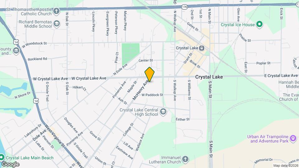 17 S McHenry Ave Map and Location Details