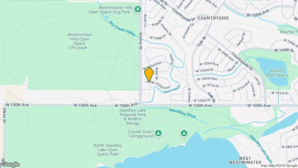 10131 Routt St Mapa y Detalles de la Ubicación