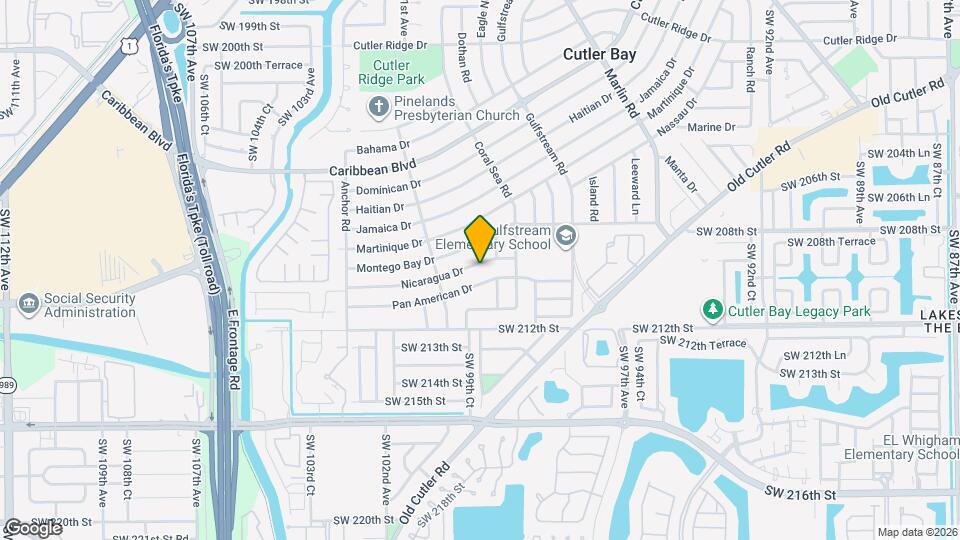 9870 Nicaragua Dr Map and Location Details