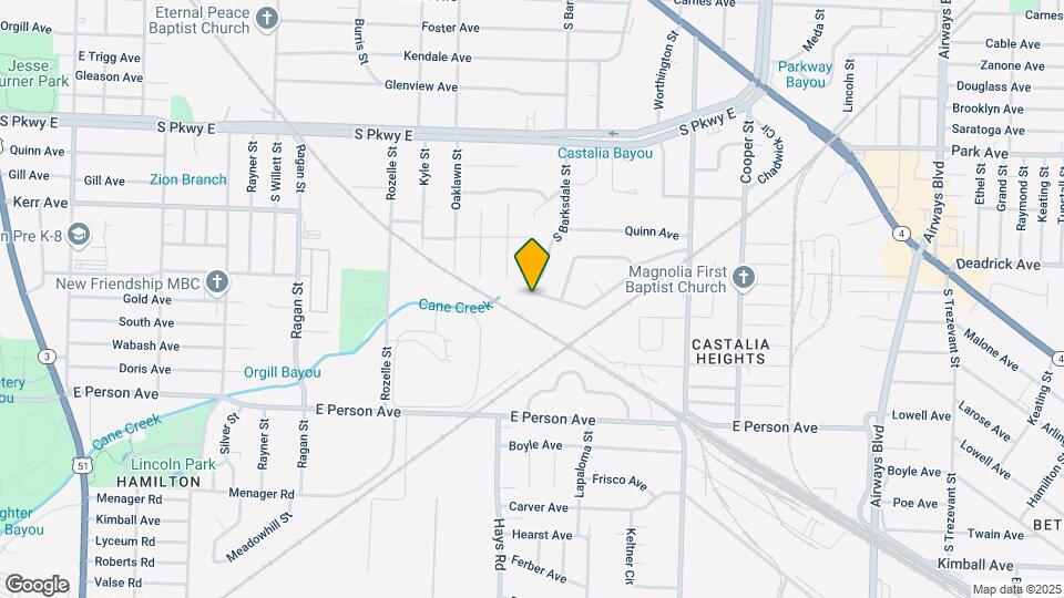 1851 Cloverdale Dr Map and Location Details