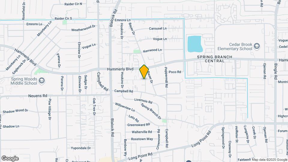 9303 Hammerly Blvd Mapa y Detalles de la Ubicación
