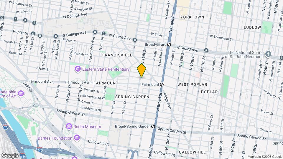 715 N 16th St Map and Location Details