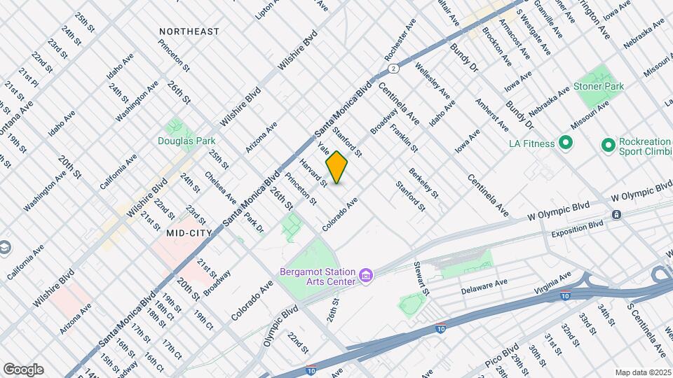 1527 Harvard St Map and Location Details