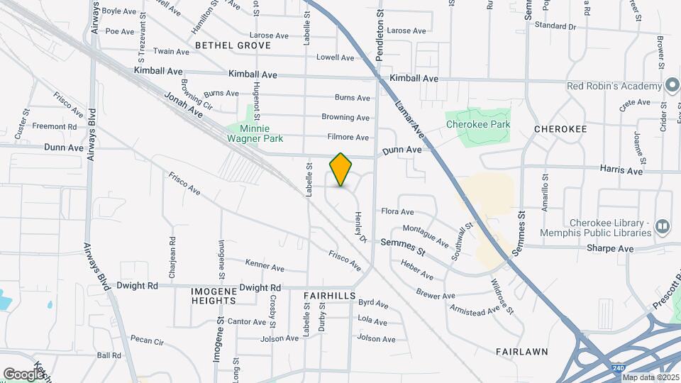 2709 Henley Dr Mapa y Detalles de la Ubicación