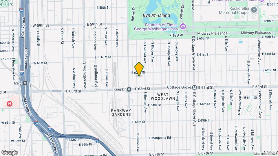 6211-6221 S Vernon Ave Map and Location Details