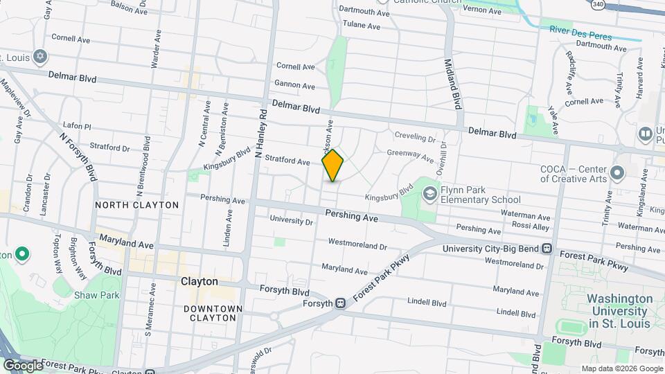 7390 Norwood Ave, Unit 2W Map and Location Details