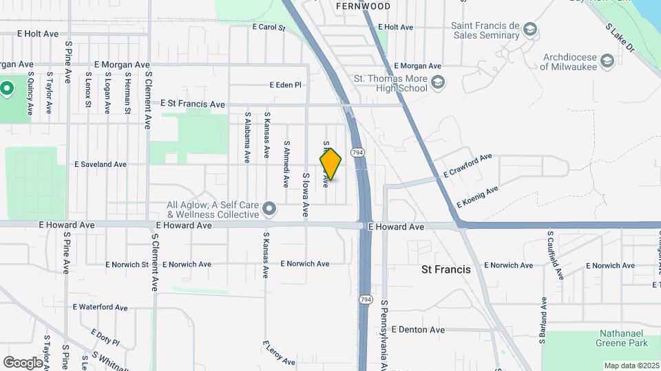3784 S Rutland Ave Map and Location Details