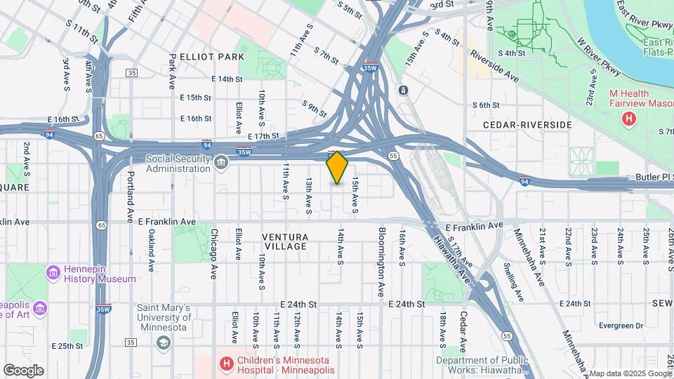 1827-1829 14th Ave S Map and Location Details