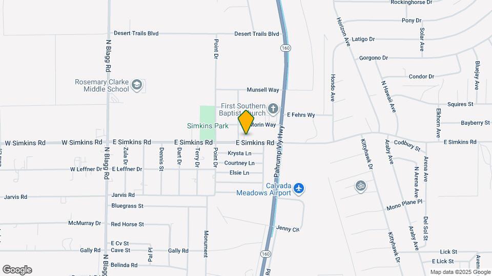 630 E Simkins Rd Mapa y Detalles de la Ubicación