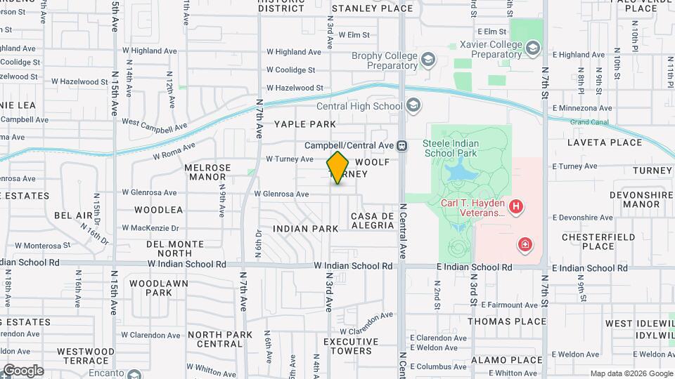 224 W Glenrosa Ave Map and Location Details