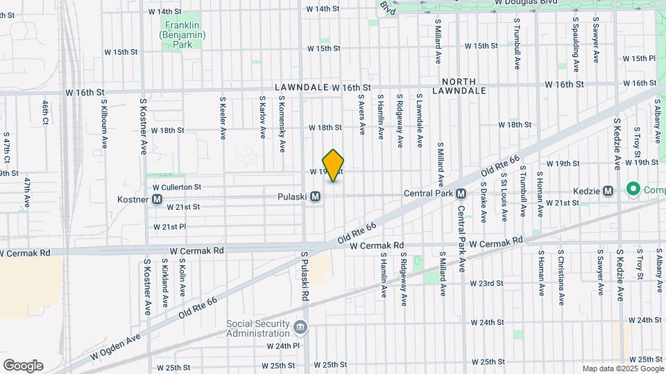 1915-1921 S Harding Ave Map and Location Details