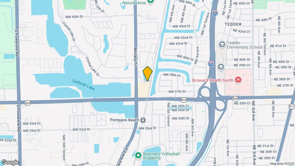 838 Crystal Lake Dr Map and Location Details