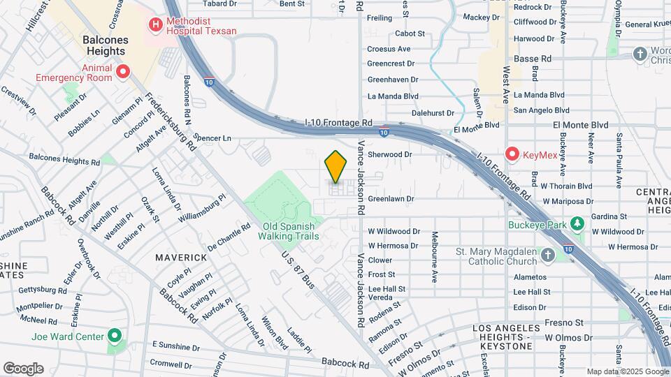 Pepperidge Mapa y Detalles de la Ubicación