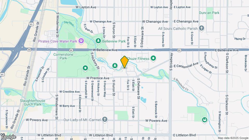 5201 S Fox St Mapa y Detalles de la Ubicación