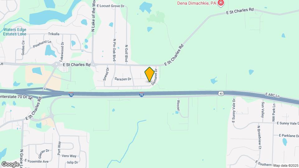 717 Demaret Dr Map and Location Details