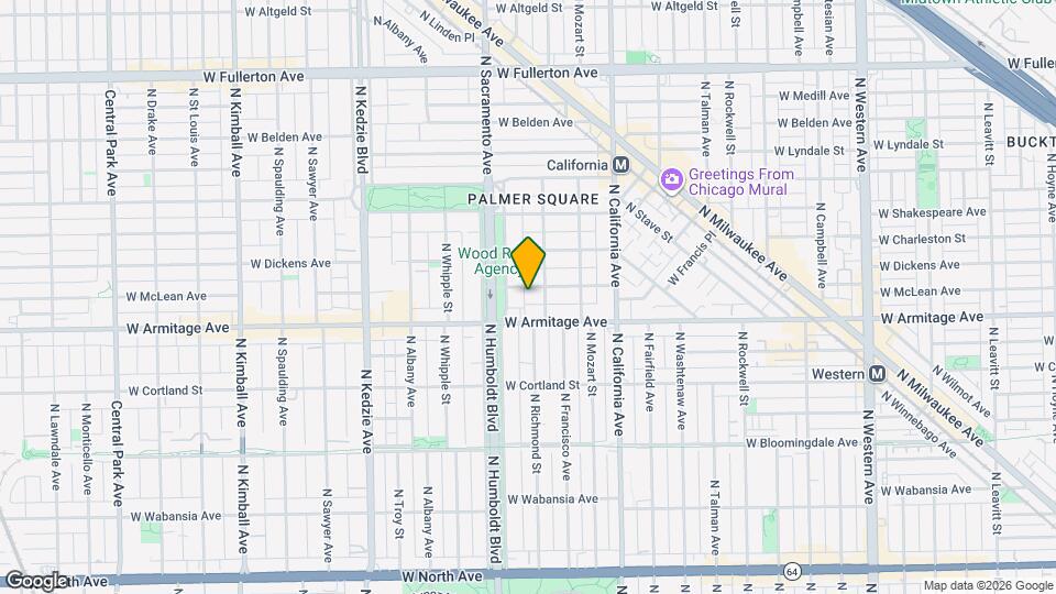 2917 W McLean Ave, Unit G Map and Location Details