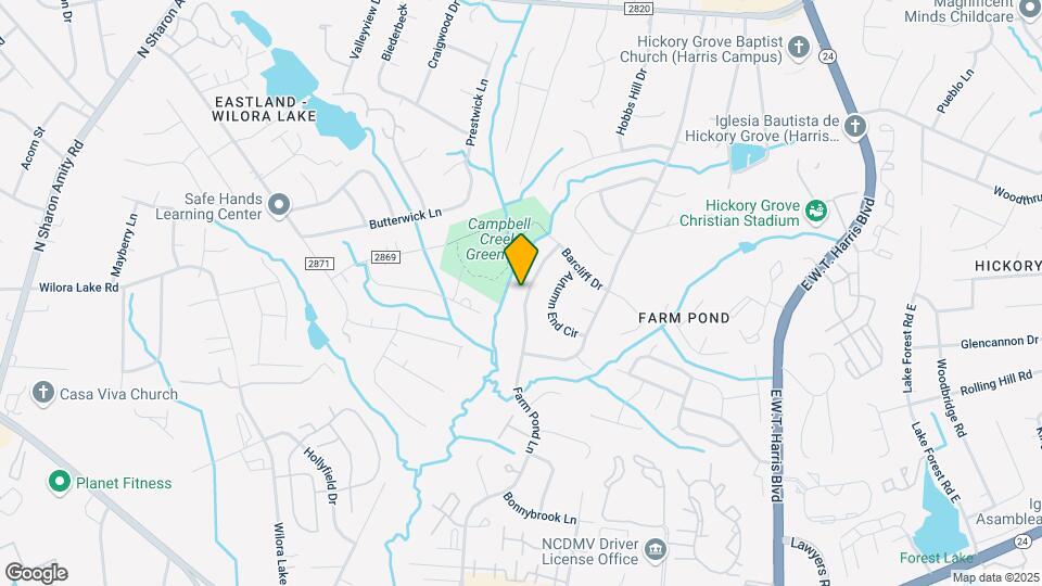 4824 Farm Pond Ln Map and Location Details