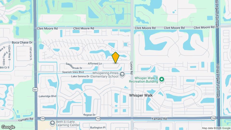 9104 Affirmed Ln Map and Location Details