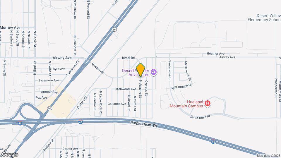 3405 N Apache St Map and Location Details