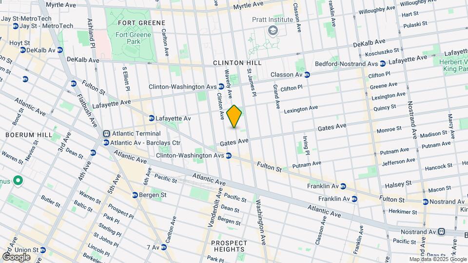 434 Waverly Ave Mapa y Detalles de la Ubicación