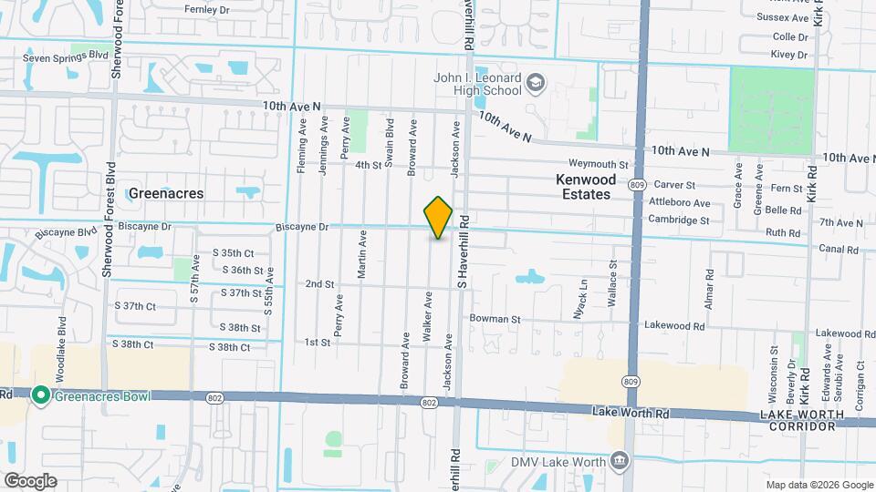 350 Walker Ave Map and Location Details