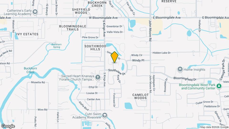 3812 Pinedale St Map and Location Details