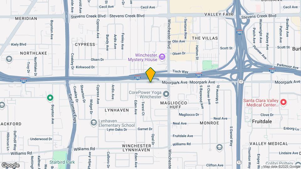 3188 Moorpark Ave Mapa y Detalles de la Ubicación