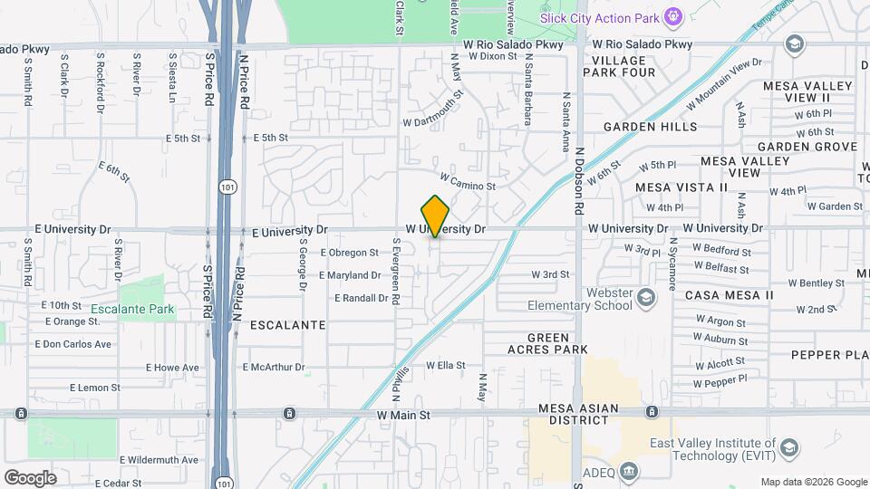 2694 E Oakleaf Dr Map and Location Details