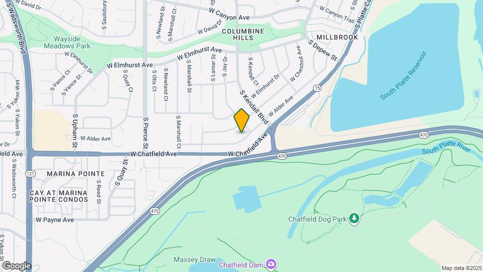 6181 W Alder Ave Map and Location Details