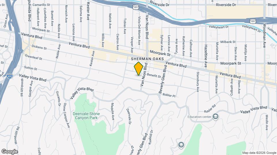 14519 Greenleaf St Map and Location Details