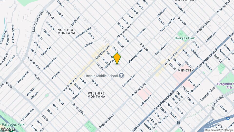 934 16th St Map and Location Details