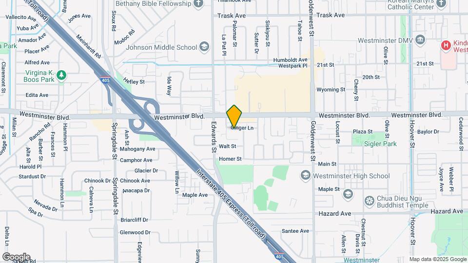 6592 Ginger Ln Map and Location Details