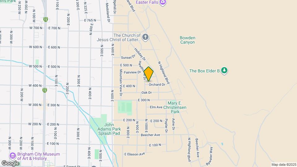 1009 Orchard Dr Map and Location Details