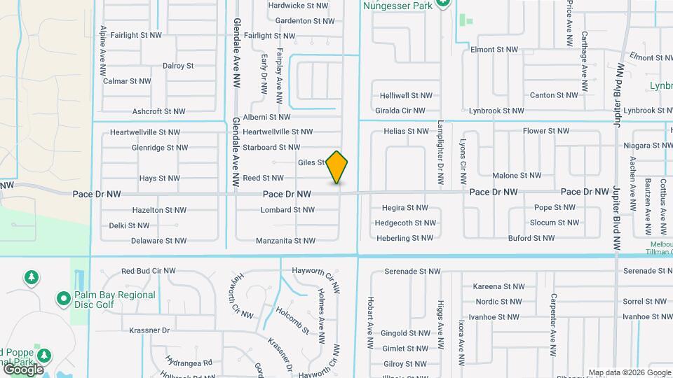 1405 Pace Dr NW Map and Location Details