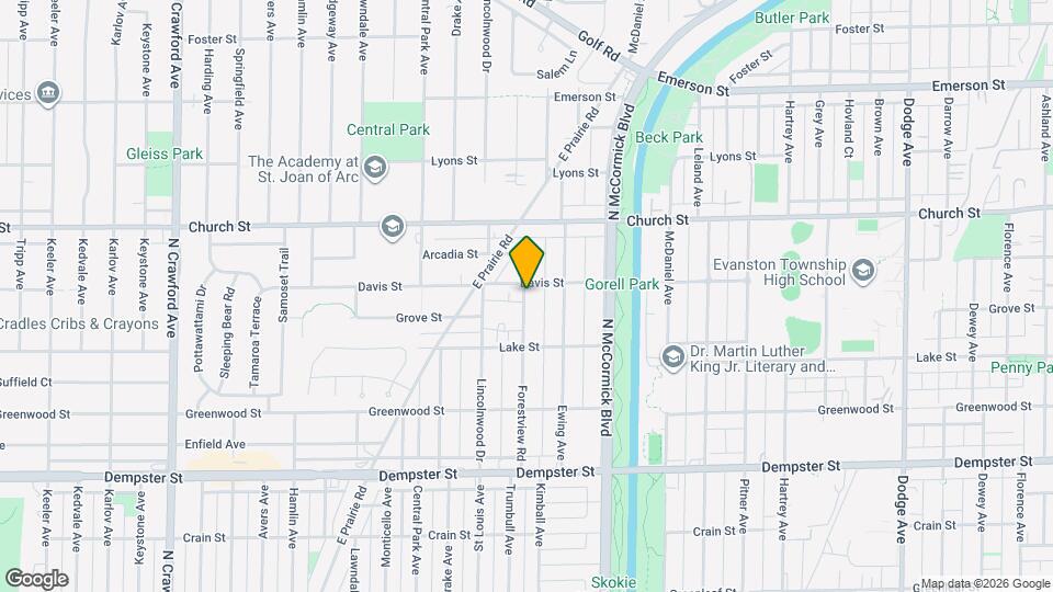 9087 Forestview Rd Map and Location Details