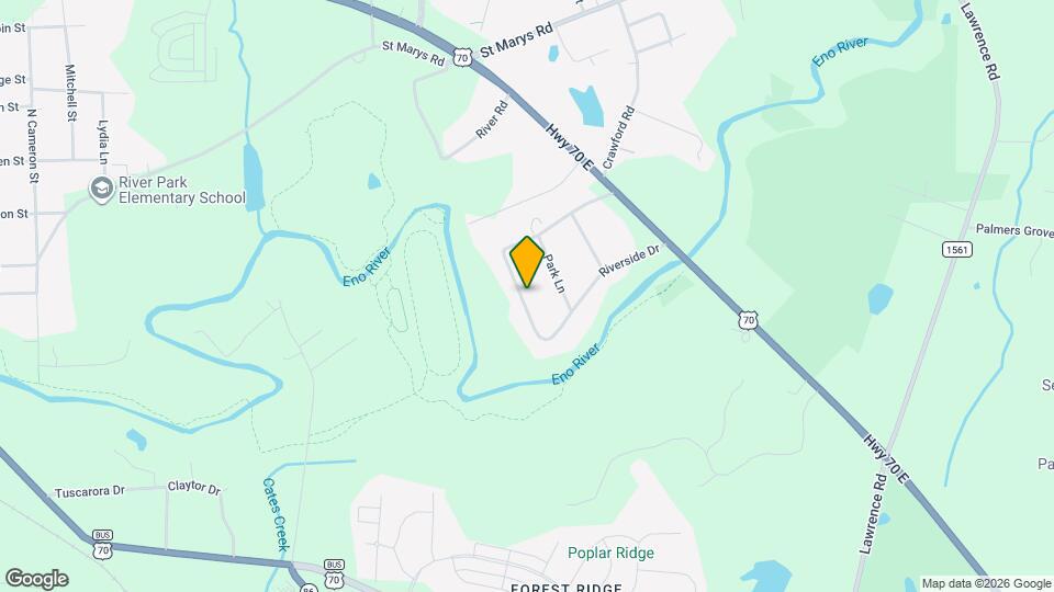 1620 Riverside Dr Map and Location Details