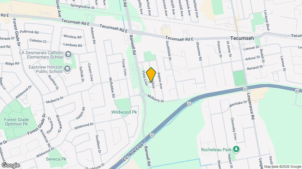 3205 Seville Ave Map and Location Details