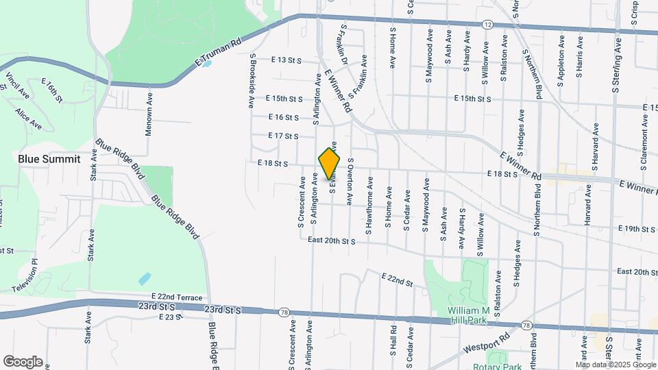 1812 S Evanston Ave Map and Location Details