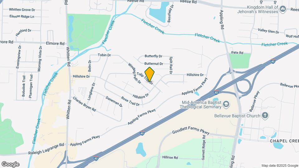 7149 Tulip Trail Dr Map and Location Details