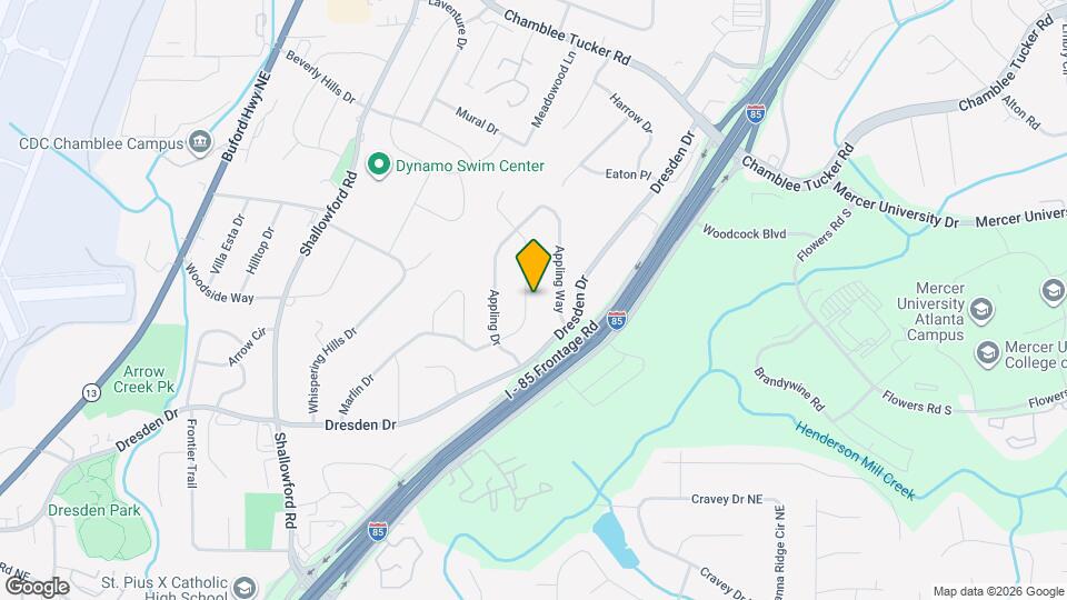2931 Appling Cir Map and Location Details