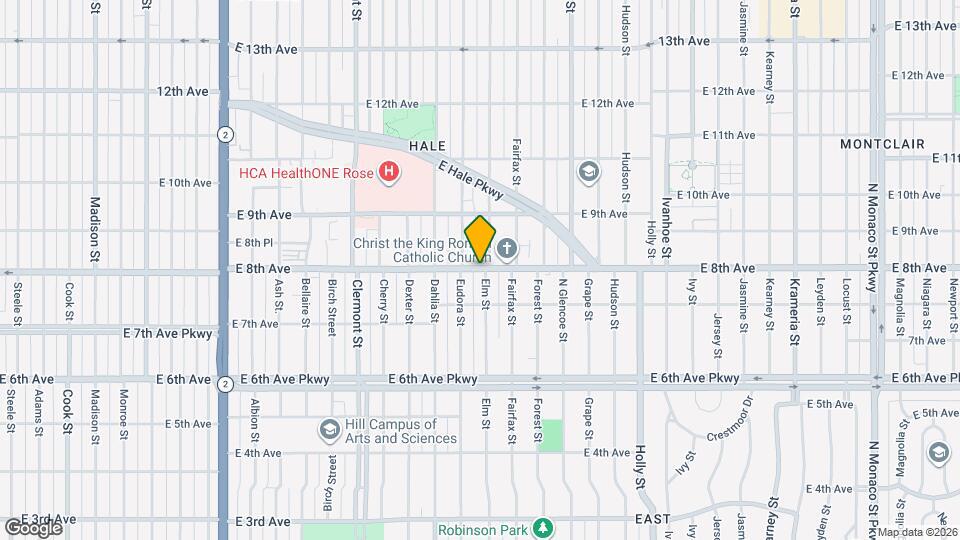 785 Elm St Map and Location Details