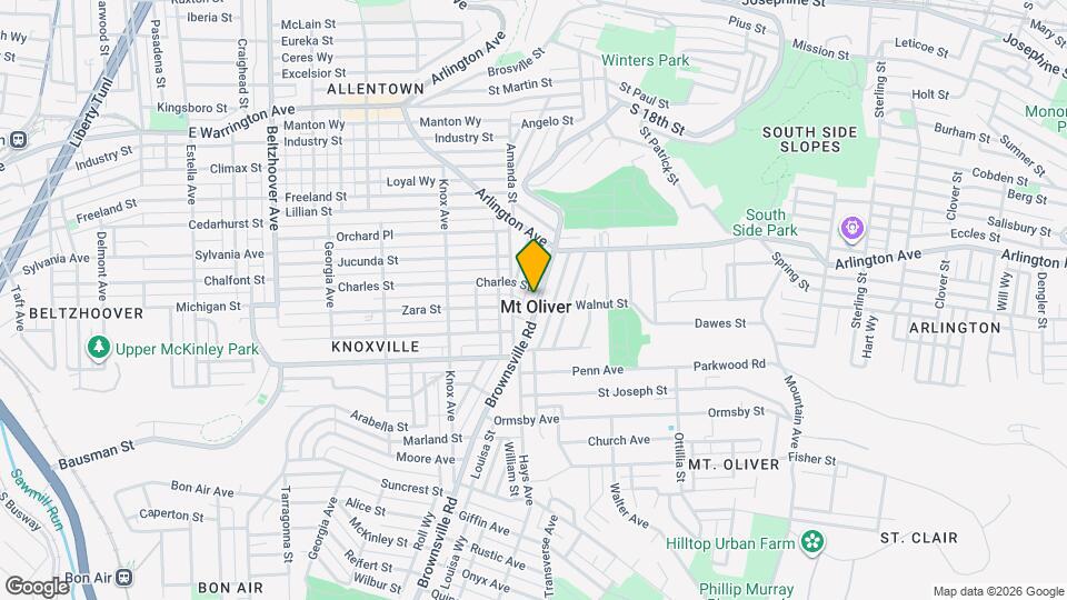156 Brownsville Rd Mapa y Detalles de la Ubicación