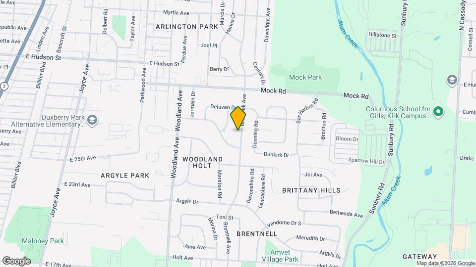 1945 Brentnell Ave Mapa y Detalles de la Ubicación