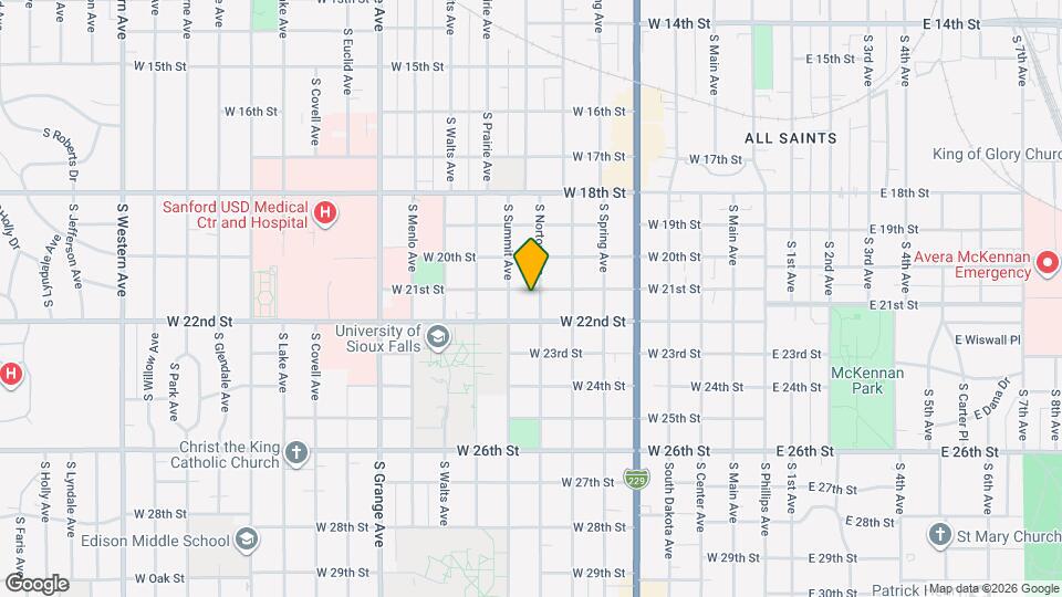 1305 S Norton Ave Map and Location Details