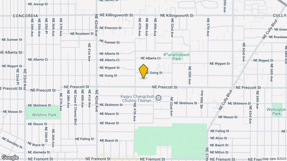 4751 NE Prescott St, Unit e Map and Location Details