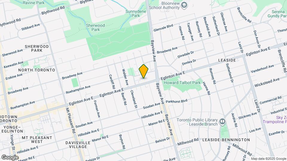 618-1700 EGLINTON Ave Map and Location Details