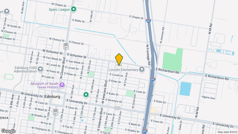 919 E Van Week St Map and Location Details