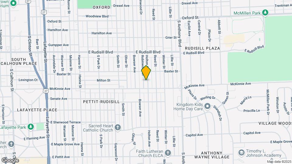 4205 Robinwood Dr Map and Location Details